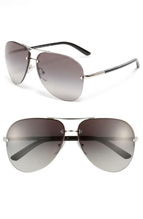 black prada aviator sunglasses|prada sunglasses nordstrom.